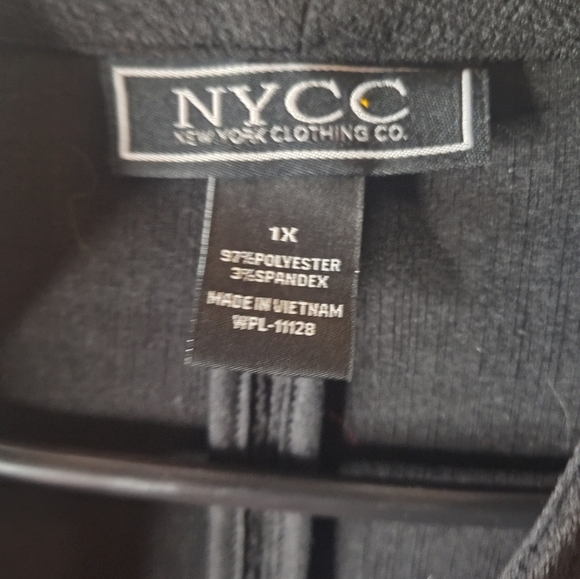 NYCC Blazer 3/4 Sleeve Size 1x - Picture 2 of 3
